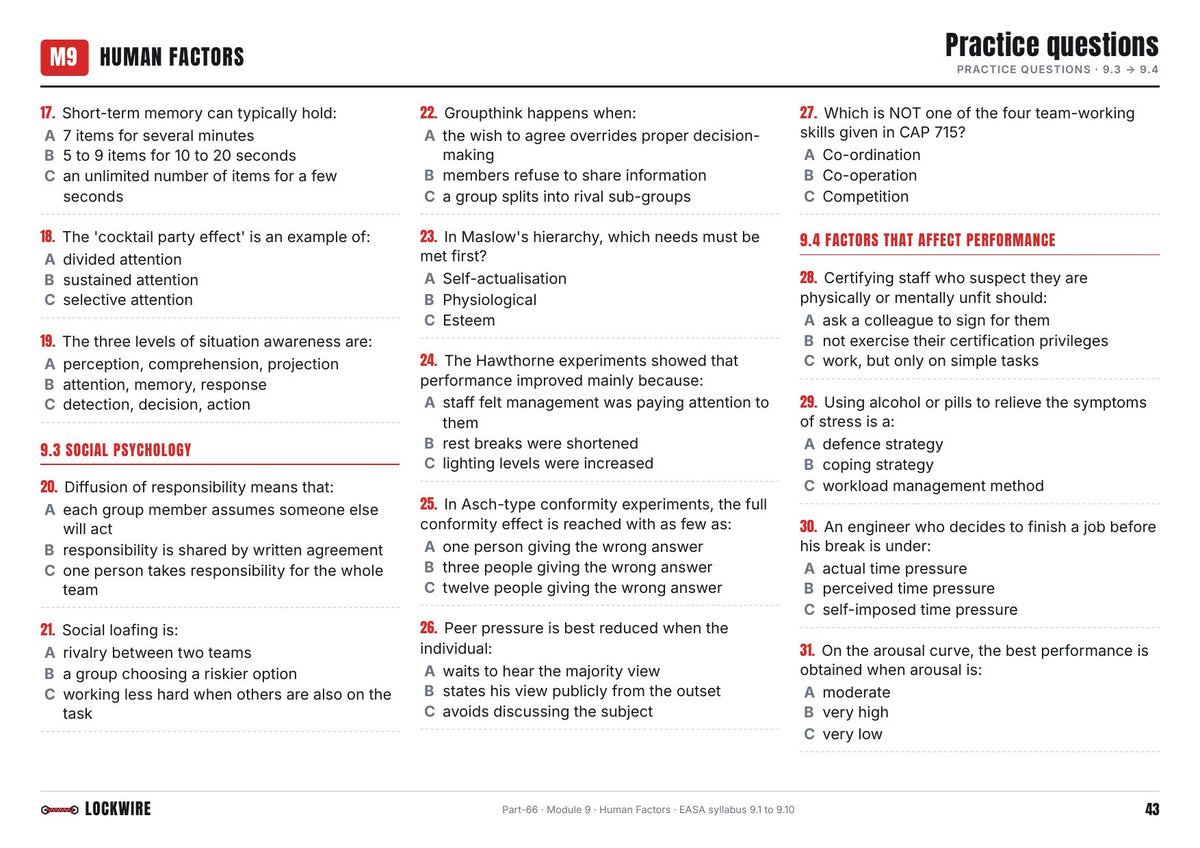 90 practice questions + a mock exam