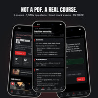 The Lockwire course on iPhone